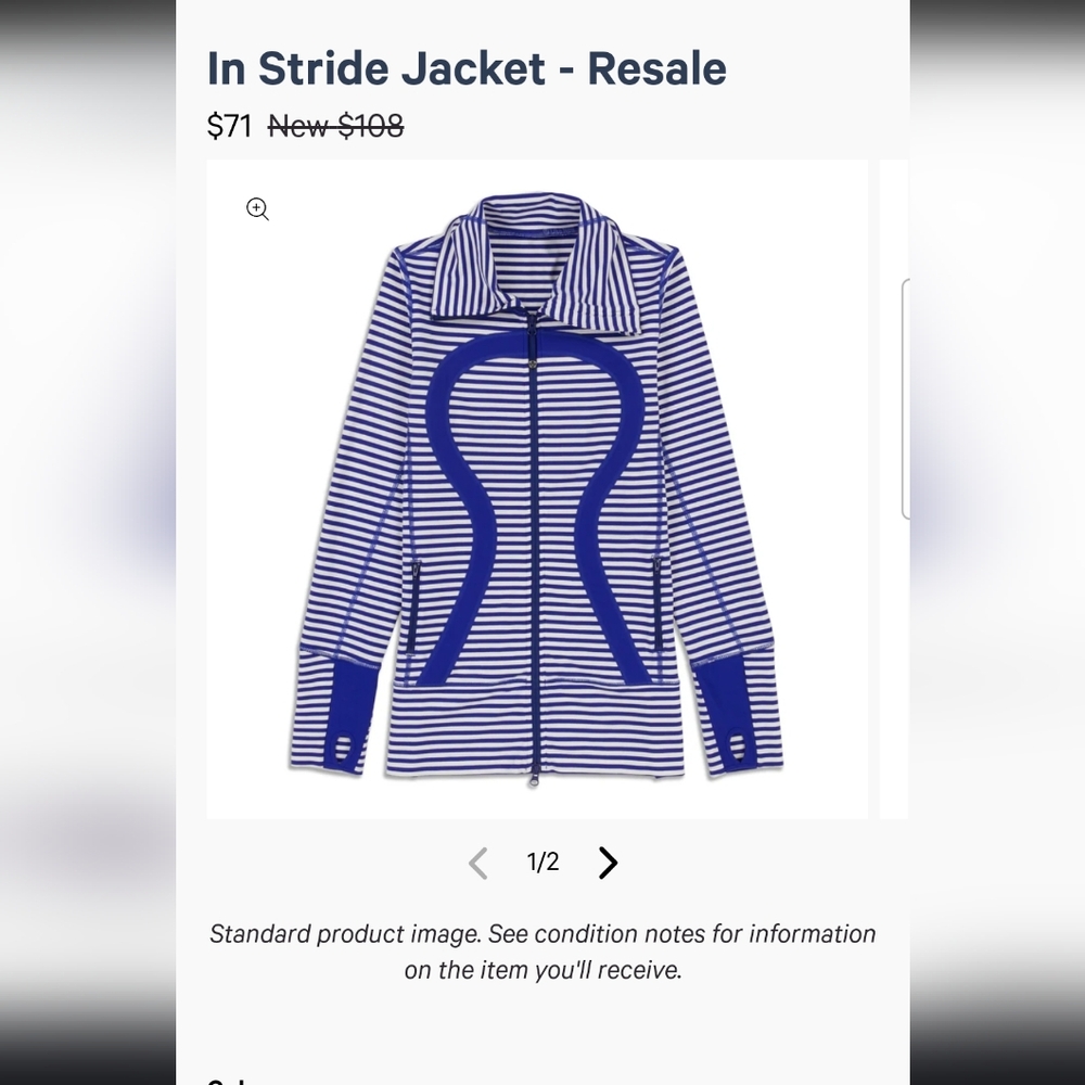 Lululemon stripped define jacket